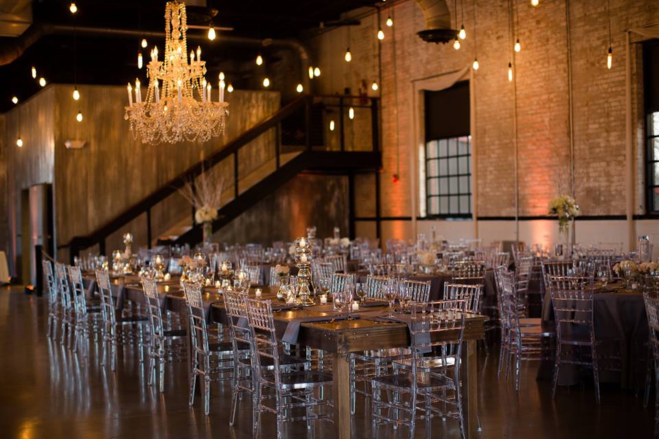 the brick interior