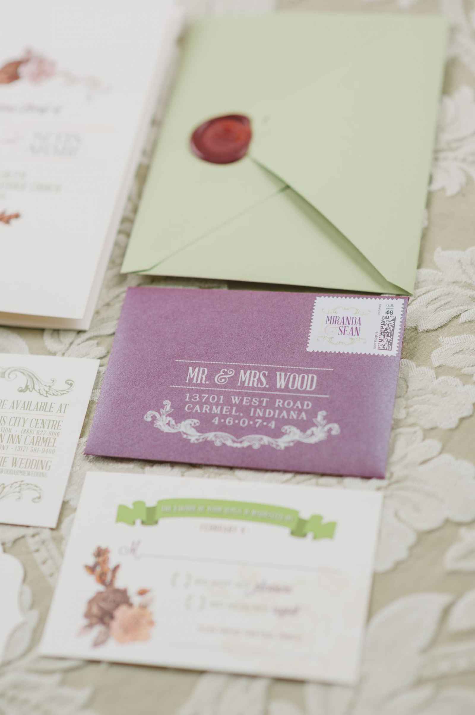 charming wedding invitations