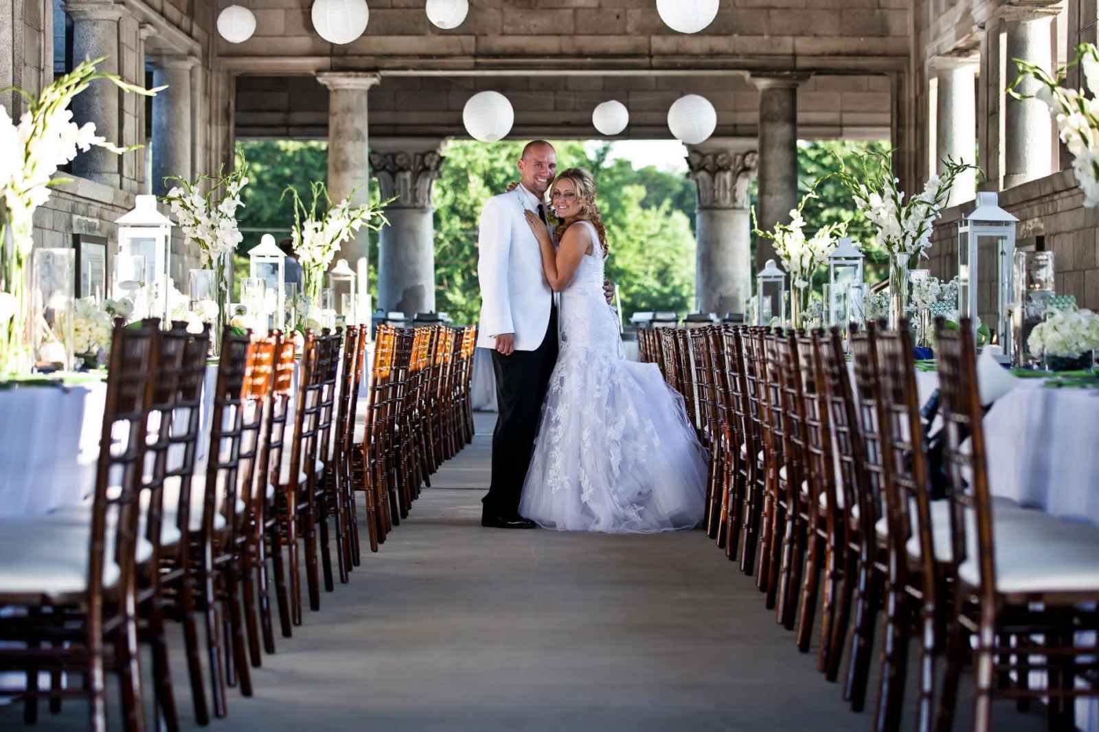 long reception tables