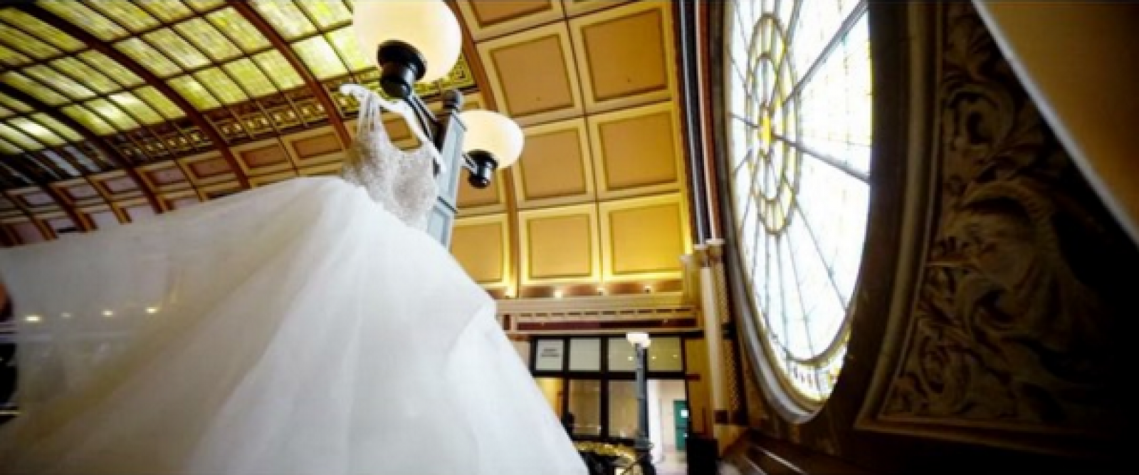 dress and old clock