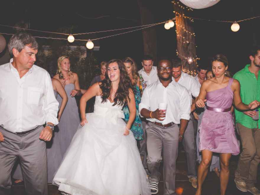wedding fun outdoors