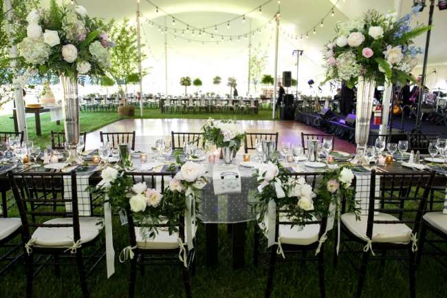 wedding set up
