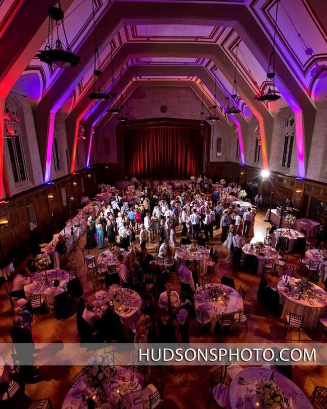 Reception at the Alumni Hall at Indiana Memorial Union