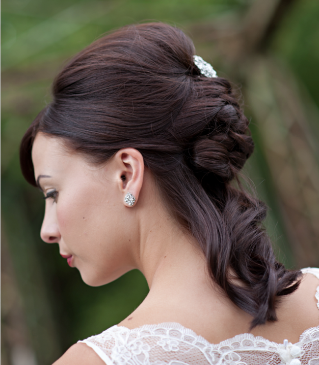 Relaxed Half Updo