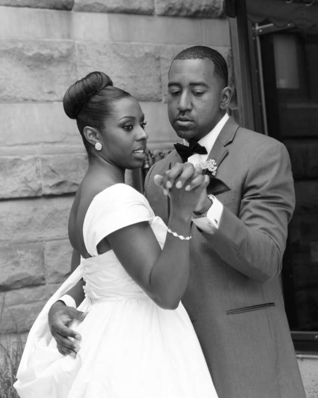 Bride & Groom Dancing