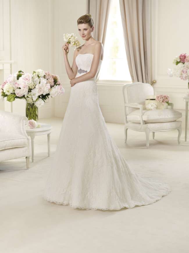 La Sposa lace a-line gown