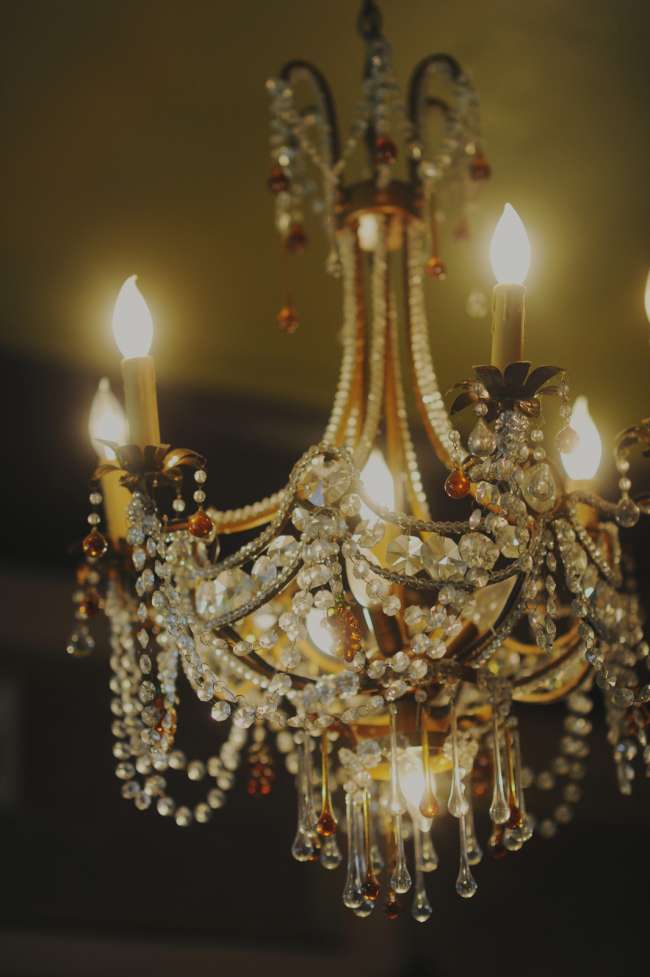 Vintage Gold Chandelier