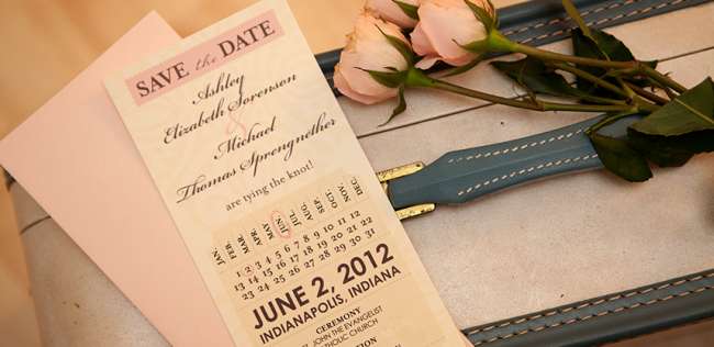 Train Station Save the Date