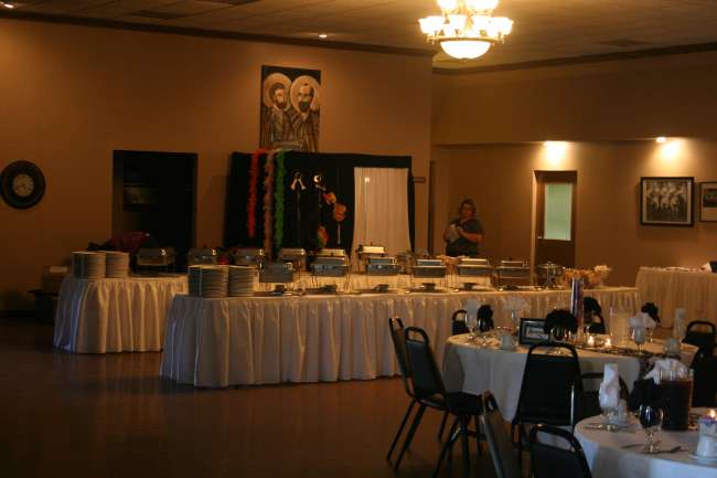Reception set up