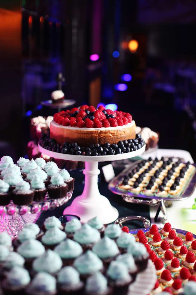 Berry cake and desserts