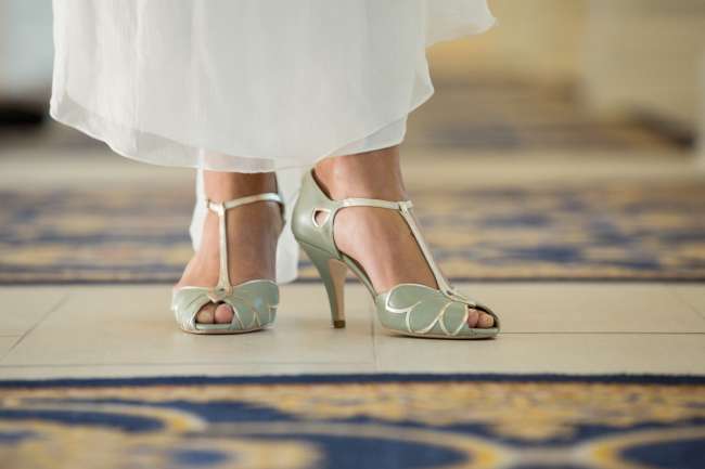 Green & Gold Heels