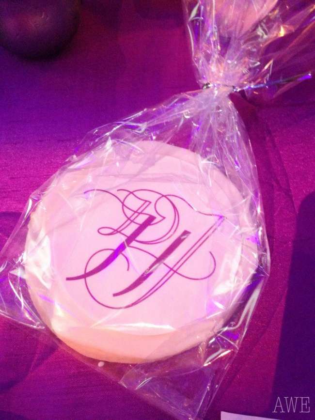 Monogrammed Cookie Wedding Favor