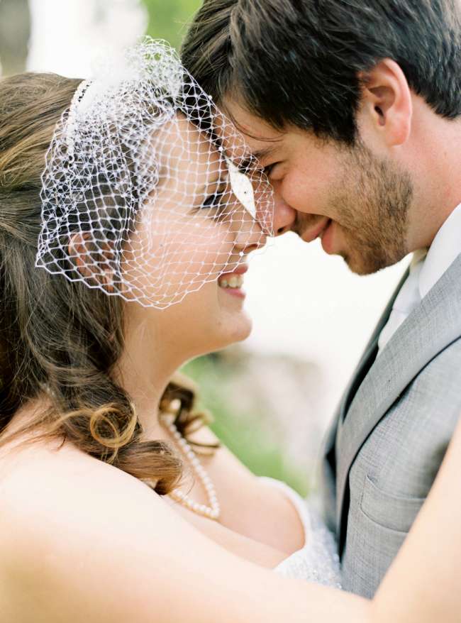 Bride & Groom Embracing