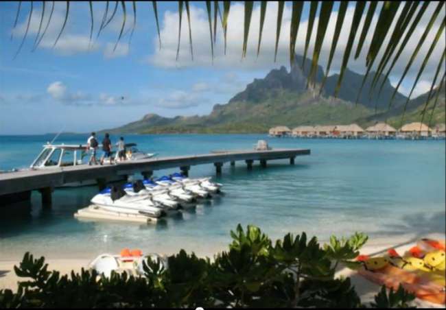 dock over water