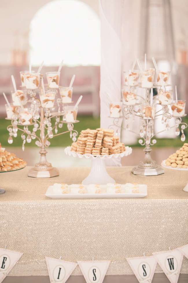 Whimsical dessert table