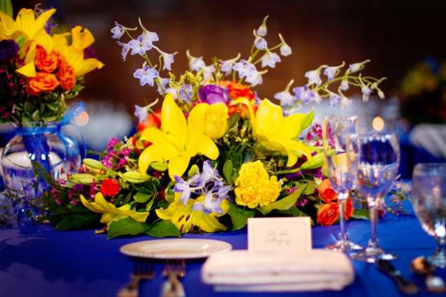 Brightly-Colored Floral