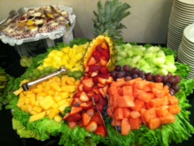 Extravagant fruit display