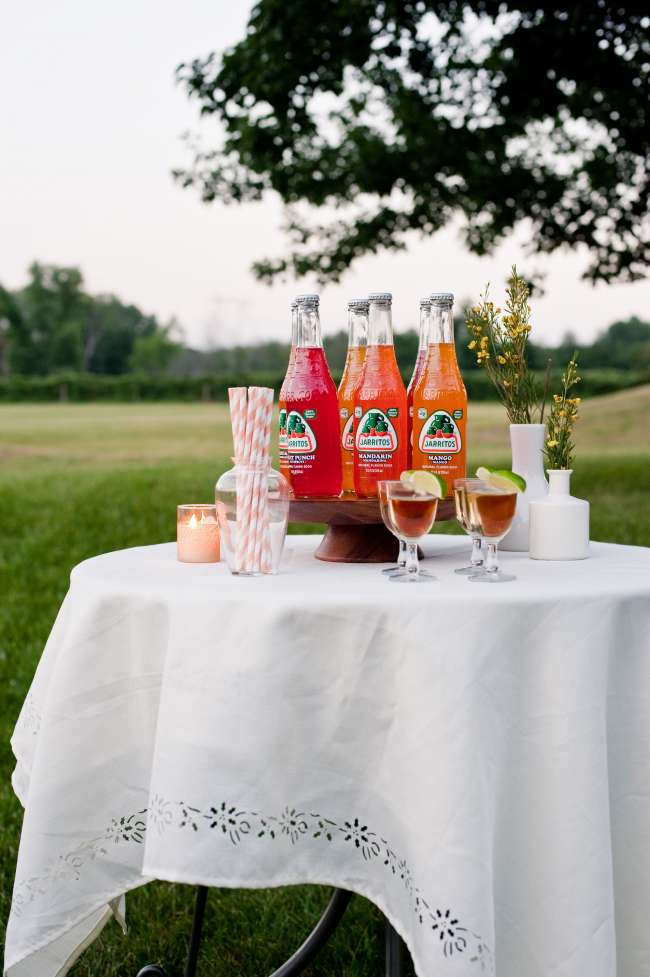 Drinks at Outdoor Reception
