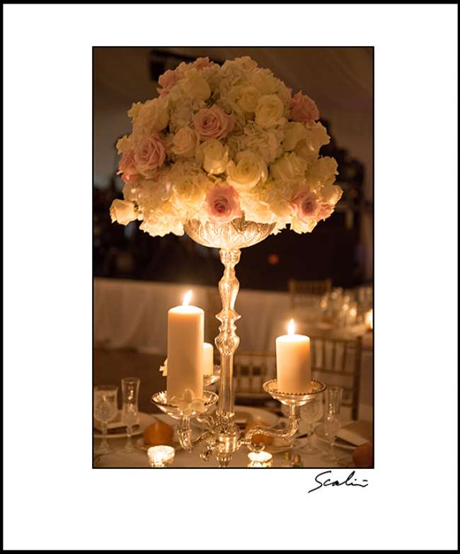 Tall Centerpiece with Candles