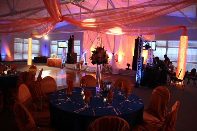 Wedding reception at the Bloomington Convention Center