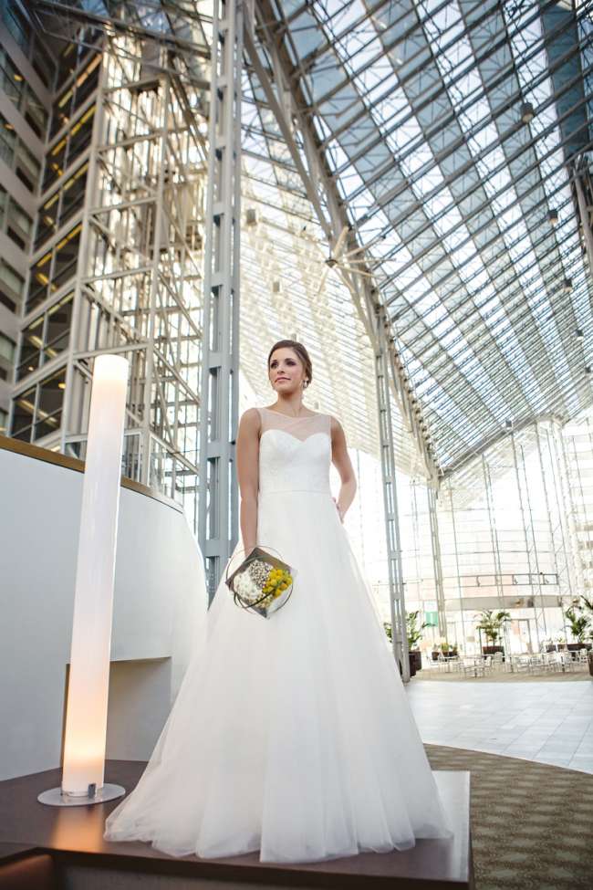 Bride in DoubleTree by Hilton Hotel South Bend