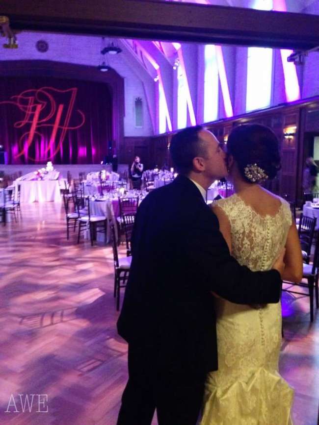 Bride & Groom at Indiana Memorial Union