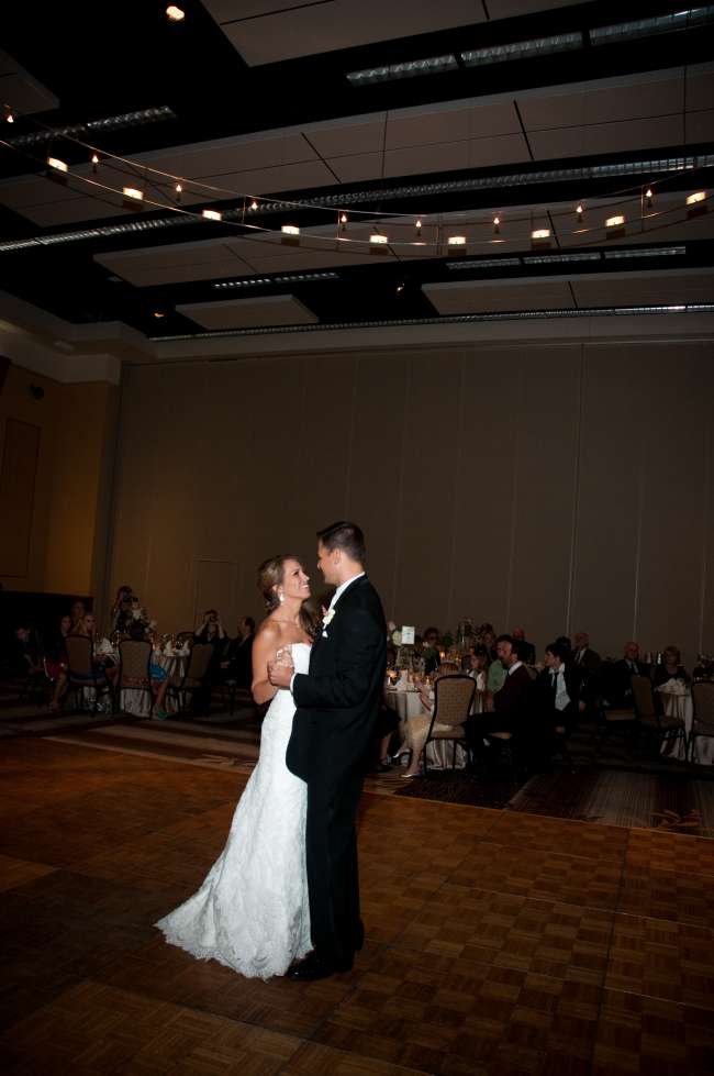 First dance in ballroom