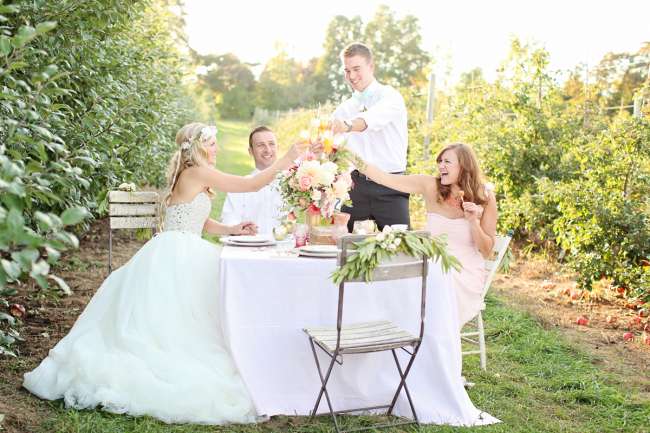 Bridal Party at Robinette's Apple Haus & Winery