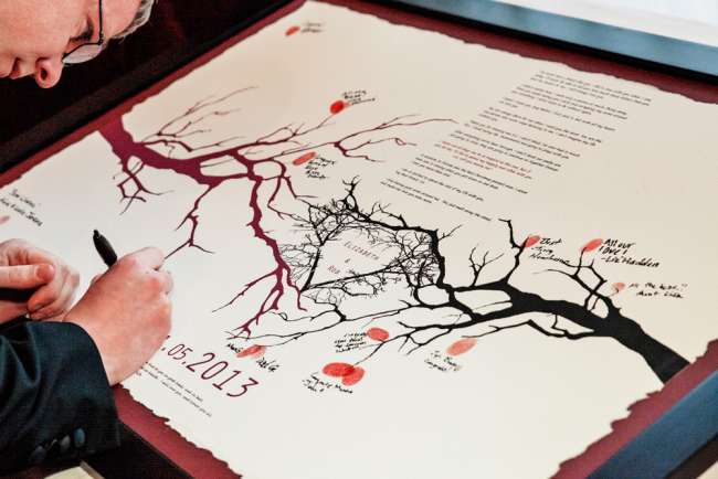Unique, Thumb-Print Guestbook