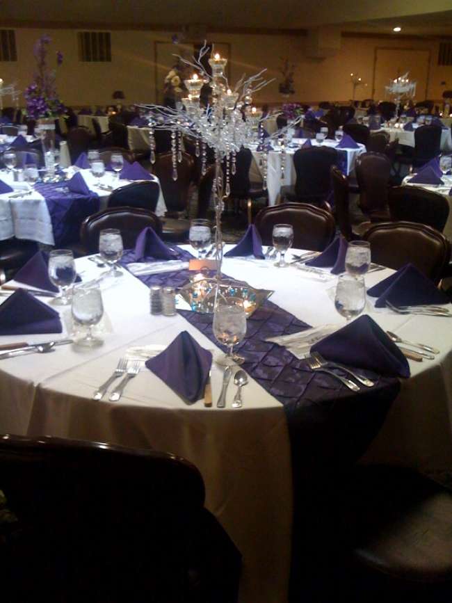 Purple Tablescape