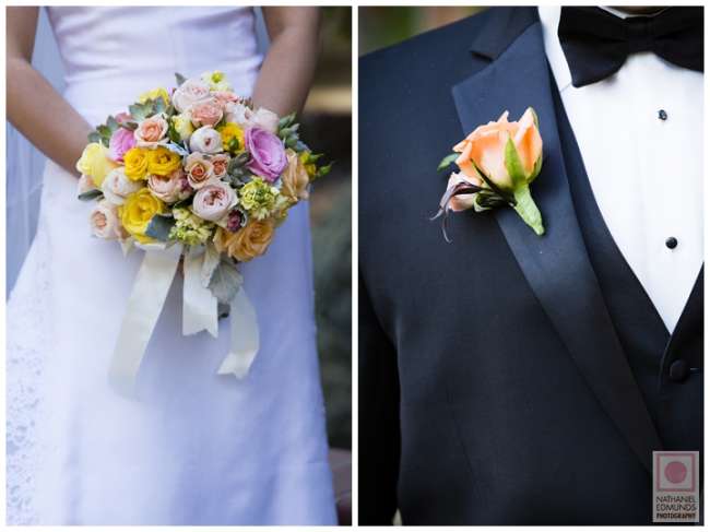 Bride's Bouquet & Groom's Boutonniere