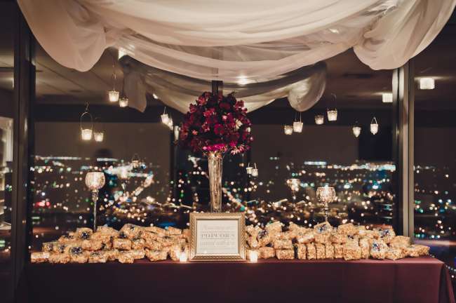 Popcorn Favor Table at D'Amore Events of Indianapolis