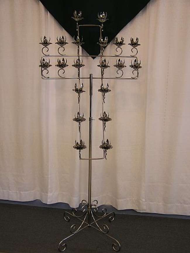 Beautiful Cross Candelabra
