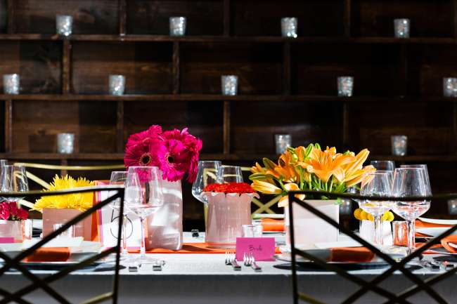 Industrial Glamour Tablescape