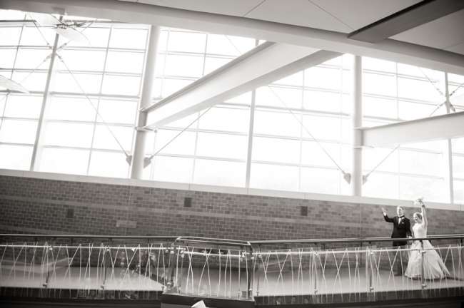 Bride and groom grand entrance