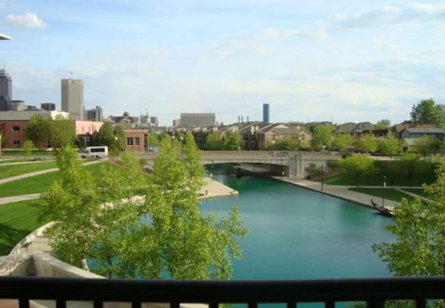 View From the 1st Floor Terrace at CANAL 337