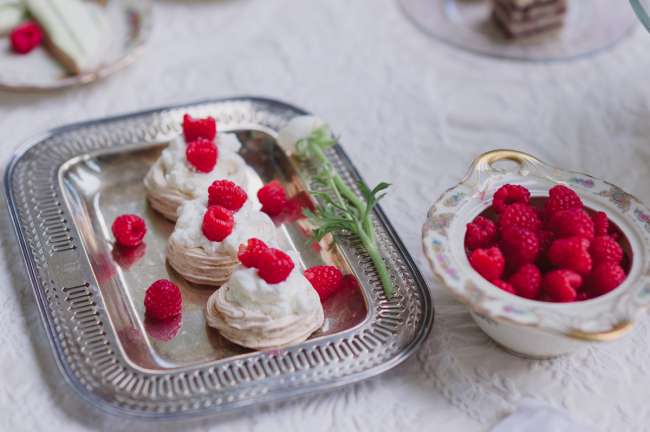 Fruit-topped dessert