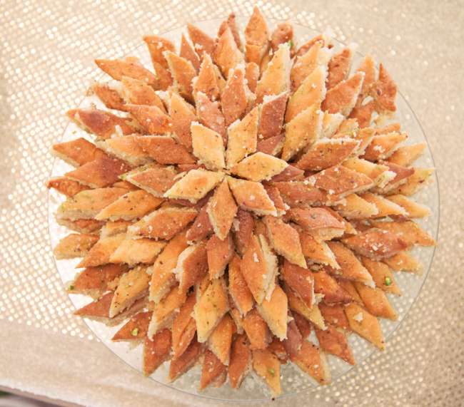 Baklava wedding dessert