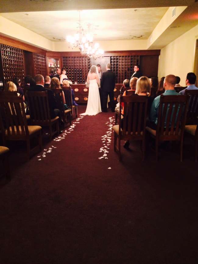 Ceremony in the Wine Cellar