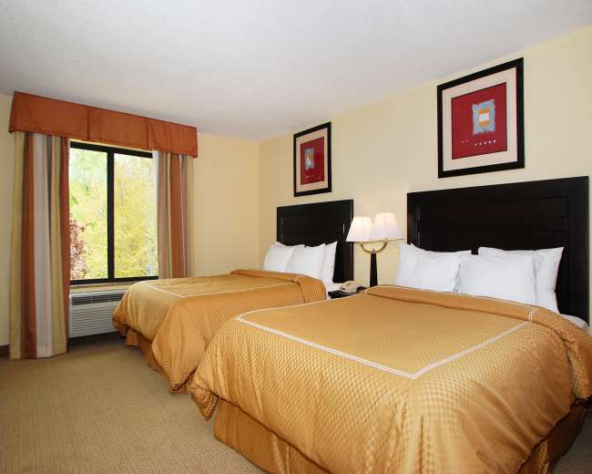 Hotel Room at the Comfort Suites in South Bend, IN