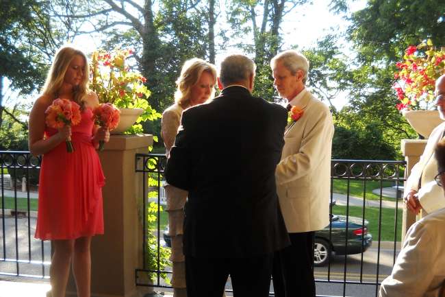 A Ceremony with a View of Lake Michigan