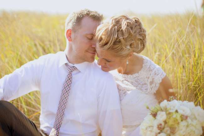 A Rustic Bride and Groom