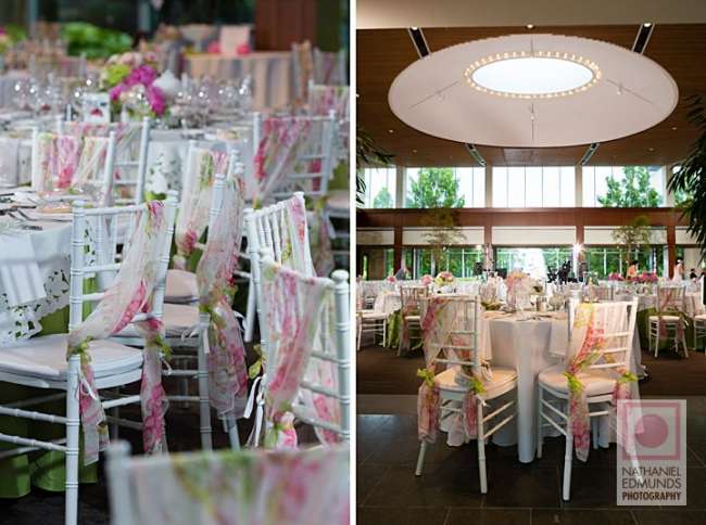 Spring inspired wedding reception