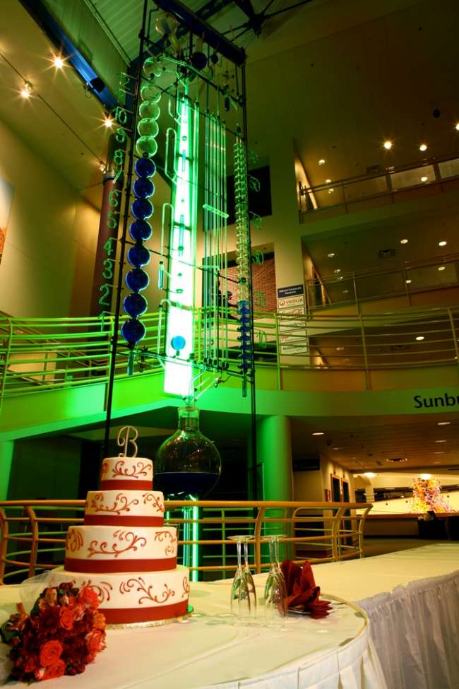 Four-tiered cake