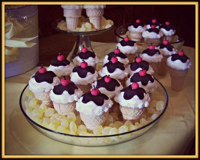 Ice cream cone cupcakes
