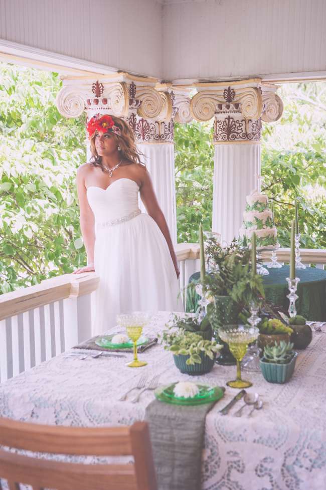 Outdoor Garden-Inspired Reception
