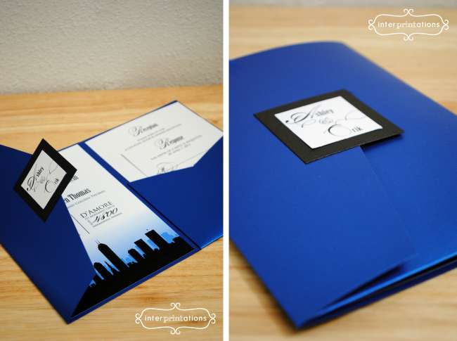 Enclosed and sealed wedding invites