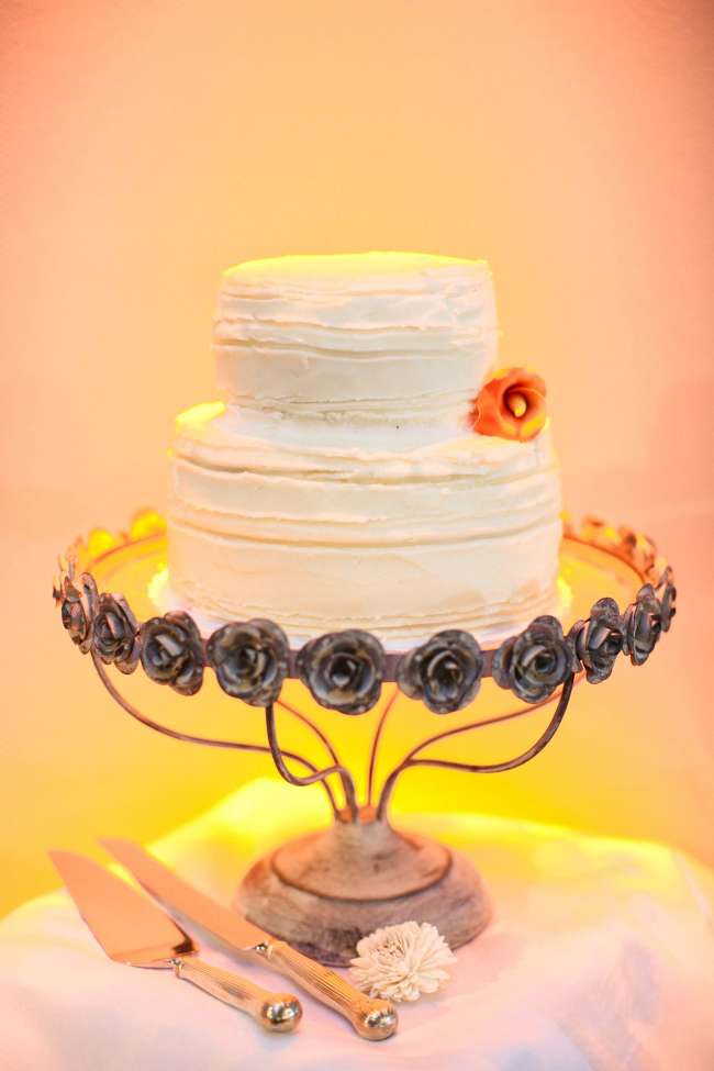 Small, Simple White Cake