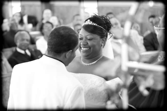 The Bride & Groom Say 'I Do'