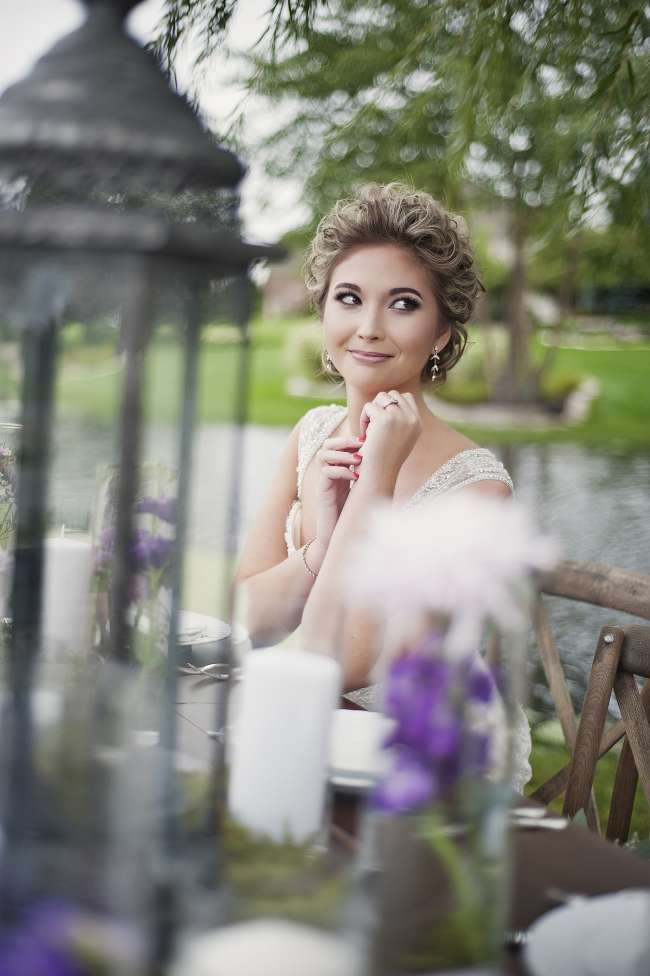 Bride at Outdoor Reception